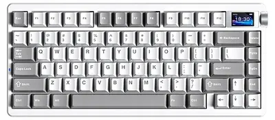 Tastatură mecanică Aula - NOVA75, wireless, LEOBOG Star Vector, RGB, alb/gri