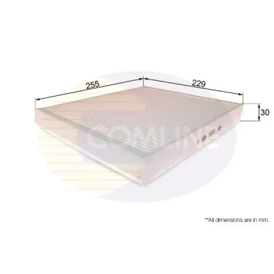 Filtru, aer habitaclu COMLINE EKF123