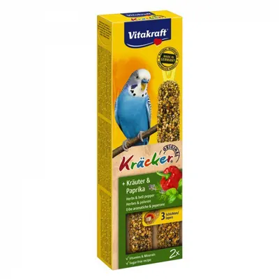 Batoane pentru perusi Vitakraft cu ierburi ardei gras 2 buc