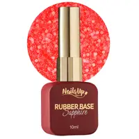 Rubber base NAILSUP Sapphire Flakes 021 10 ml