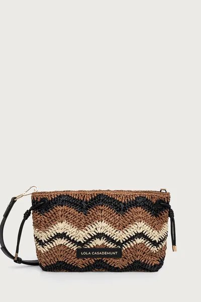 Lola Casademunt geantă crossbody pentru femei împletită