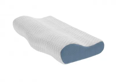 Perna ergonomica Memory Somnia 3D Air Mesh cu sustinere pentru gat si cap, 30 x 50 cm