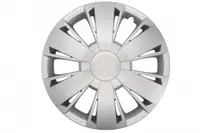 Set 4 bucati capac roata model Omega, 15inch, culoare argintiu