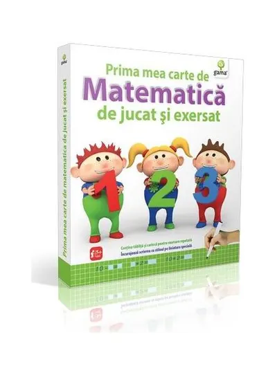 Prima mea carte de matematică de jucat și exersat (conține tăbliță și carioca) - Board book - ***