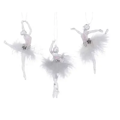 Decoratiuni - Ballerina with Hanger - Transparent and White - mai multe modele