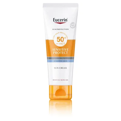 Crema de față pentru ten sensibil cu SPF 50+ Eucerin Sensitive Protect, 50 ml
