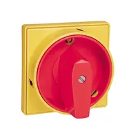 65x65mm Yellow/rosu0-1 Padlockable Handle For 2-Pozitii Gx16 - Gx20 - Gn12 - Gn20 - Gn25