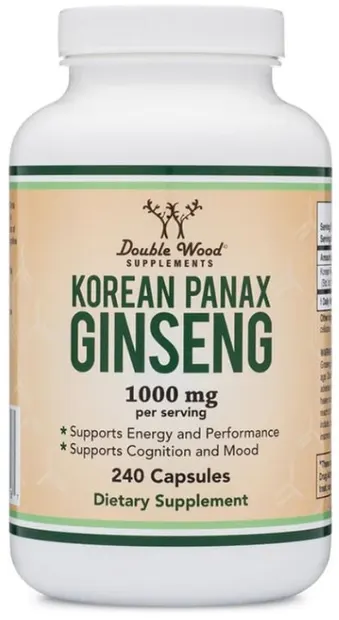 Korean Panax Ginseng, 240 capsule, Double Wood