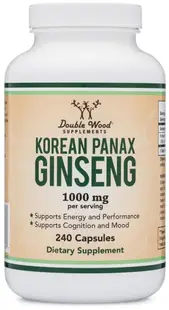 Korean Panax Ginseng, 240 capsule, Double Wood