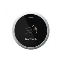 Buton cerere iesire cu LED de stare bicolor SBUTTON 100-X, NO/COM/NC, infrarosu, fara contact, aparent