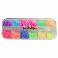 Set 12 Sclipici neon unghii NailsUp