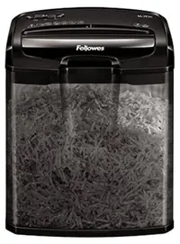 Distrugător de documente Fellowes - M-7CМ, 13l, Черен