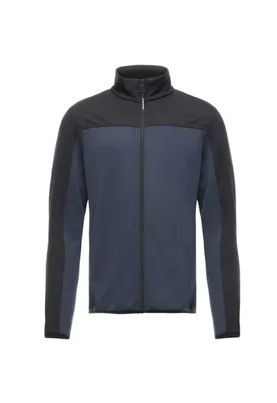 Bluza barbati Espera Full Zip Mid - Negru/Bleumarin