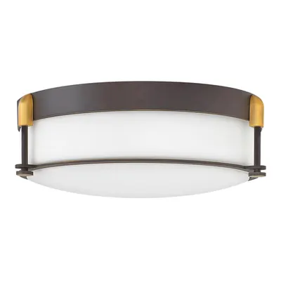 Corp de iluminat decorativ pentru exterior, Colbin 3 Light Medium Flush Mount – Oil Rubbed Bronze