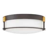 Corp de iluminat decorativ pentru exterior, Colbin 3 Light Medium Flush Mount – Oil Rubbed Bronze