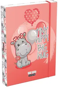 Cutie cu bandă elastică Lizzy Card Lollipop - Thiny Hippo, A5