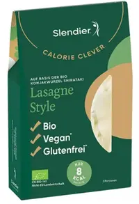Keto foi pentru lasagna din konjac, bio, 400 g, Slendier