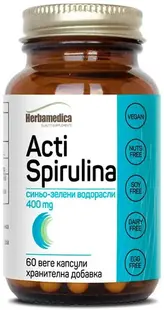Acti Spirulina, 400 mg, 60 capsule vege, Herbamedica