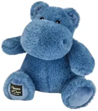 Jucărie de pluș Doudou - Histoire d'ours, hipopotam, 18 cm