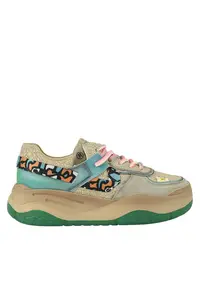 Tenisi sport - dama - S001 bej - piele naturala - Bej