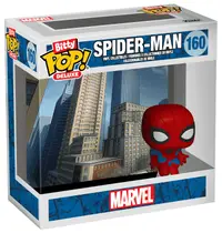 Mini-figurină Funko Bitty POP! Deluxe: Spider-Man - Spider-Man (Cityscape) #160