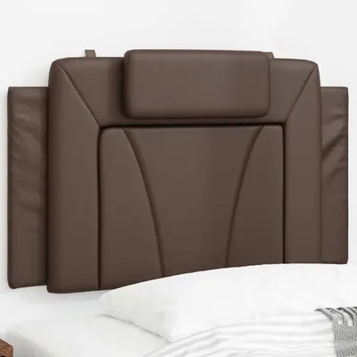 vidaXL Pernă pentru tăblie pat, Viana, maro, 80 cm, piele artificială