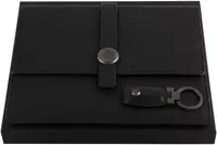 Set breloc și mapă conferința Hugo Boss Executive - A5, negru