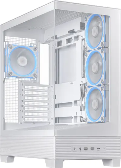 ASUS – A31 Plus TG ARGB cutie, mid tower, alb