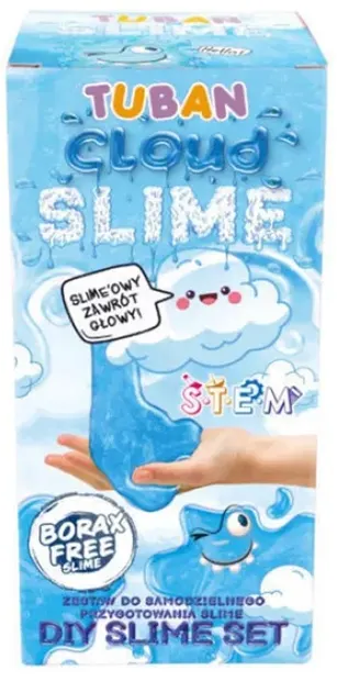 Set creativ Tuban - Fă-ți propriul slime Cloud, albastru