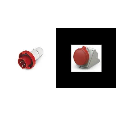 Pachet Fisa si Priza Aplicata Industriala 3P+N+E IP67 16A