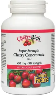 Cherry Rich Cherry Concentrate, 500 mg, 90 capsule, Natural Factors