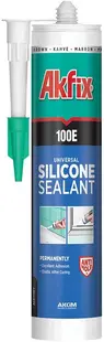 Silicon universal Akfix - 100E, 280 ml, incolor