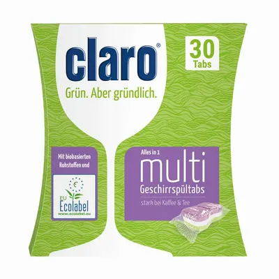 Tablete pentru mașina de spălat vase Claro - Multi, Tot în 1, 30 buc