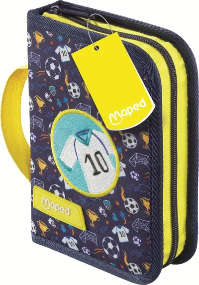 Penar cu rechizite Maped – Football, 1 fermoar