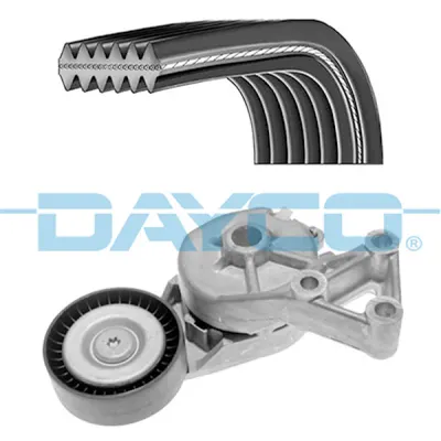 Set curea transmisie cu caneluri DAYCO KPV267