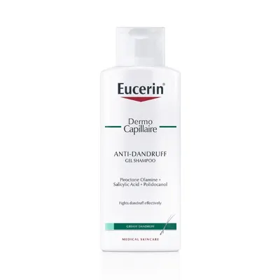 Șampon Gel DermoCapillaire împotriva mătreții, 250 ml, Eucerin