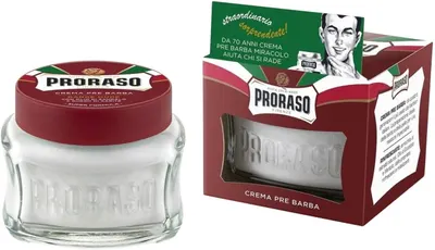 Proraso Cremă înainte de barberit cu lemn de santal, 100 ml