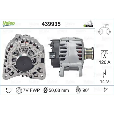 Generator/alternator VALEO 439935