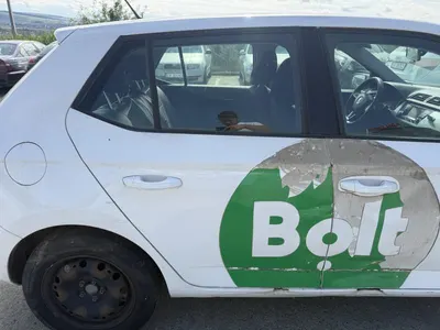 Portiera usa spate dreapta cu defect culoare alba - lf9e Skoda Fabia 3 facelift (2018-2021)