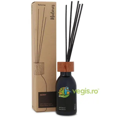 Difuzor Natural cu Betisoare din Trestie Berry 100ml