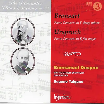 Piano Concertos | Hans Bronsart Von Schellendorf, Anton Urspruch, Emmanuel Despax, BBC Scottish Symphony Orchestra, Eugene Tzigane