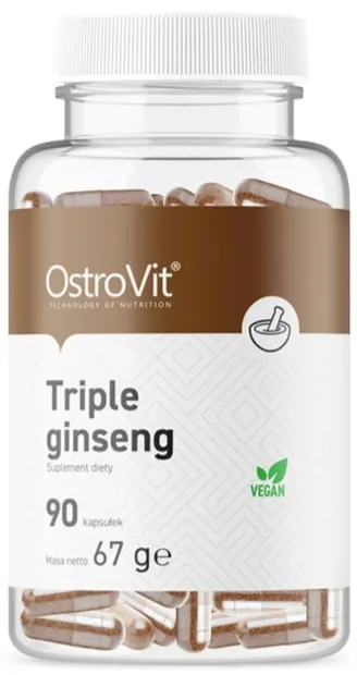 Triple ginseng, 90 capsule, OstroVit