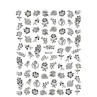 Sticker Unghii Negru - WG428