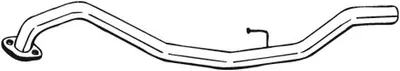 Teava esapament Spate potrivit ISUZU TROOPER II; OPEL MONTEREY A 3.1D 3.2 08.91-07.98
