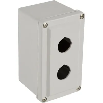 Cutie Goala Pentru Butoane - 9001Sk - Plastic - 2 Decupari Ø 30