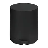 Coș de gunoi negru cu pedală din plastic 5 l Fablo – Wenko