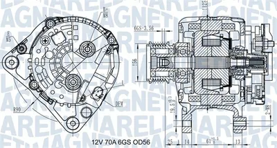 Alternator (12v, 70a) Potrivit Audi A3; Seat Cordoba, Cordoba Vario, Ibiza Ii, Ibiza Iii, Ibiza Iv, Ibiza Iv Sc, Inca, Leon, Toledo Ii; Skoda Fabia I, Fabia Ii, Octavia I 1.4-2.8 11.95