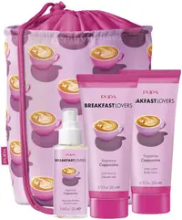 Pupa Breakfast Lovers Set Cappuccino, cu penar, 3 piese