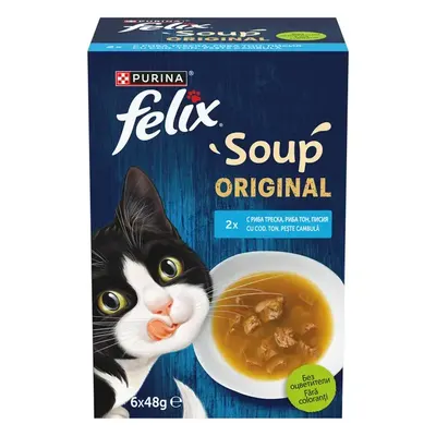Felix Cat Plic Supa Fish Selection 6×48 g