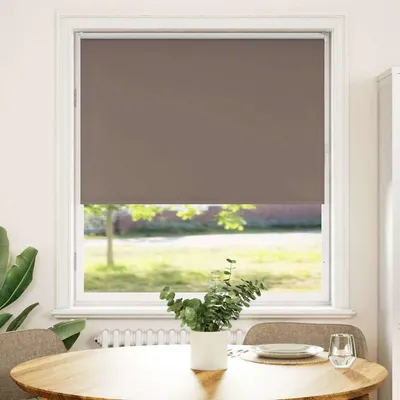 Gossi jaluza cu role opace cafea 105x150 cm latime material 100,7 cm